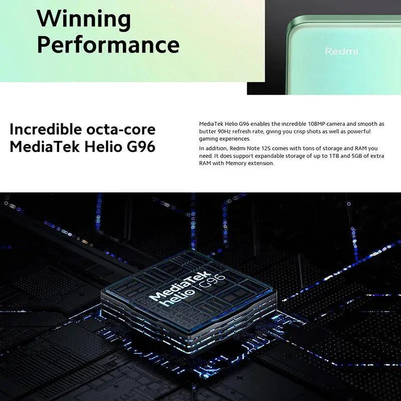 Xiaomi Redmi Note 12S Global Version 108MP Camera 90Hz