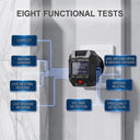 Electrical Test Kit Smart Digital Outlet Tester EU UK Plug Circuit Analyzer Voltage Tester Display Wiring Fault Detector DIYTool