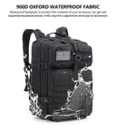 QT&QY 30/50L Tactical Backpacks Man Travel Survival Bag