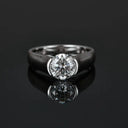 Round Moissanite Ring In Casual