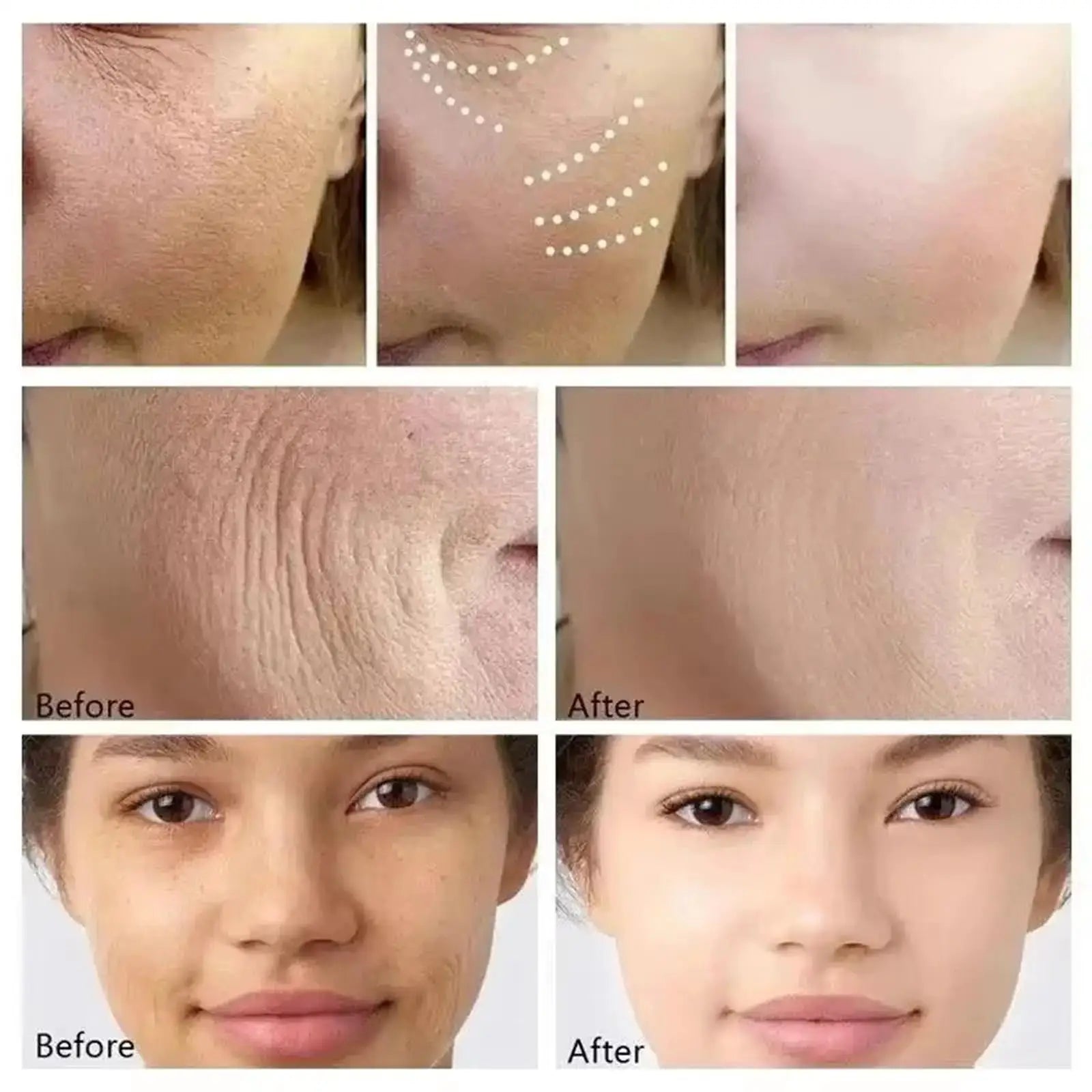 Instant Wrinkle Remover Face Cream Collagen Lifting Firming Fade Fine Lines Anti-aging Whitening Moisturizing Korean Cosmetics