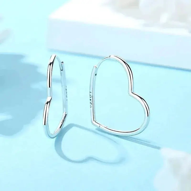 Sterling Silver Crystal Stud Earrings Rose Gold Heart Bee