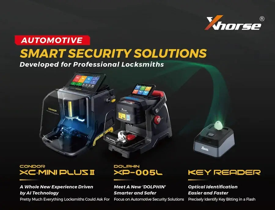 Xhorse Condor XC-Mini Plus II Key Cutting Machine 2023