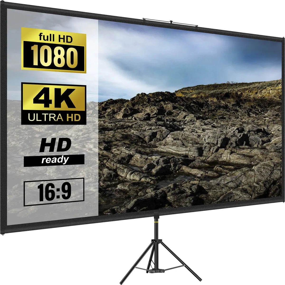 Tripod Projector Screen — product view 1