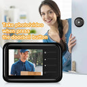 2.4 Inch LCD Peephole Doorbell Camera With IR Night Vision Never Miss A Visitor