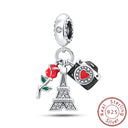 Charm Sterling Silver Luminous Firefly