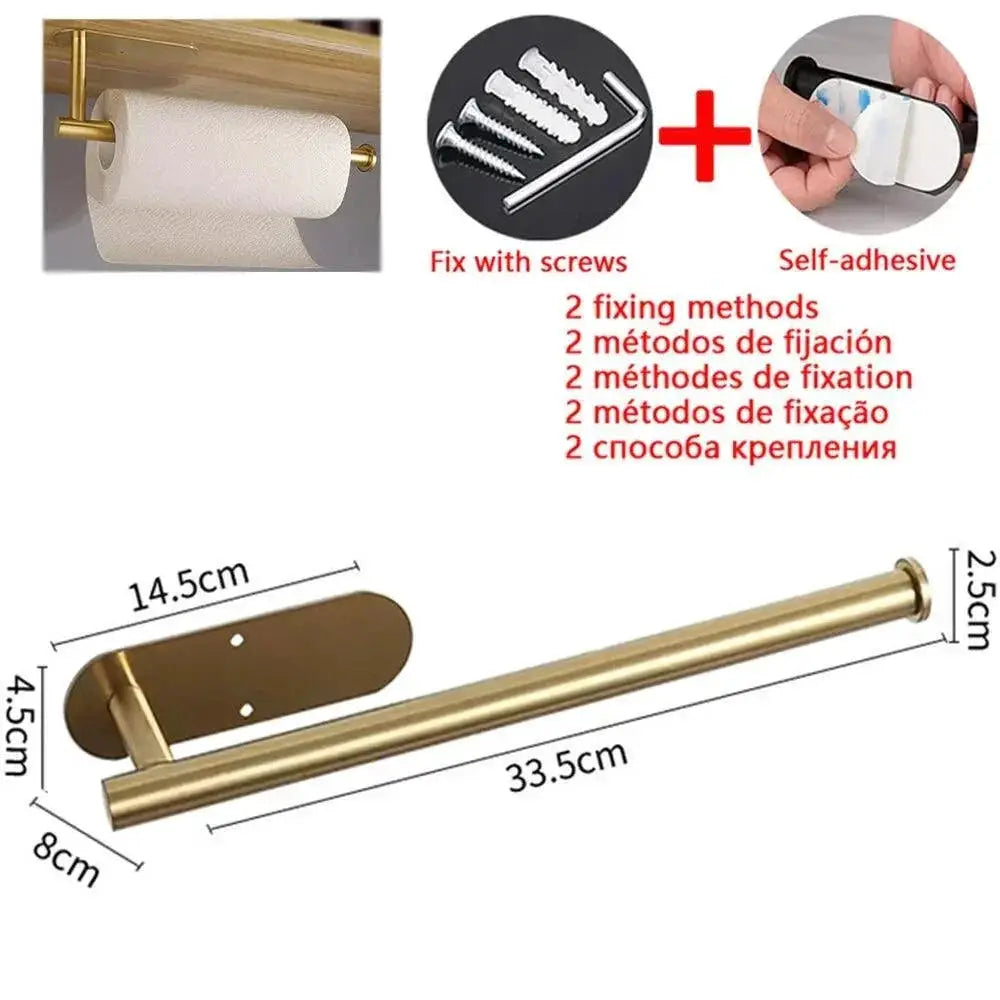 Stylish Stainless Steel Bathroom Tissue Holder Eco Friendly