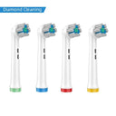 4PCS Dupont Bristle Electric Toothbrush Heads Whiten Teeth
