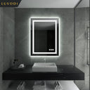 LUVODI Dual Lights Crystal Clear LED Bathroom Mirror 28 Inch