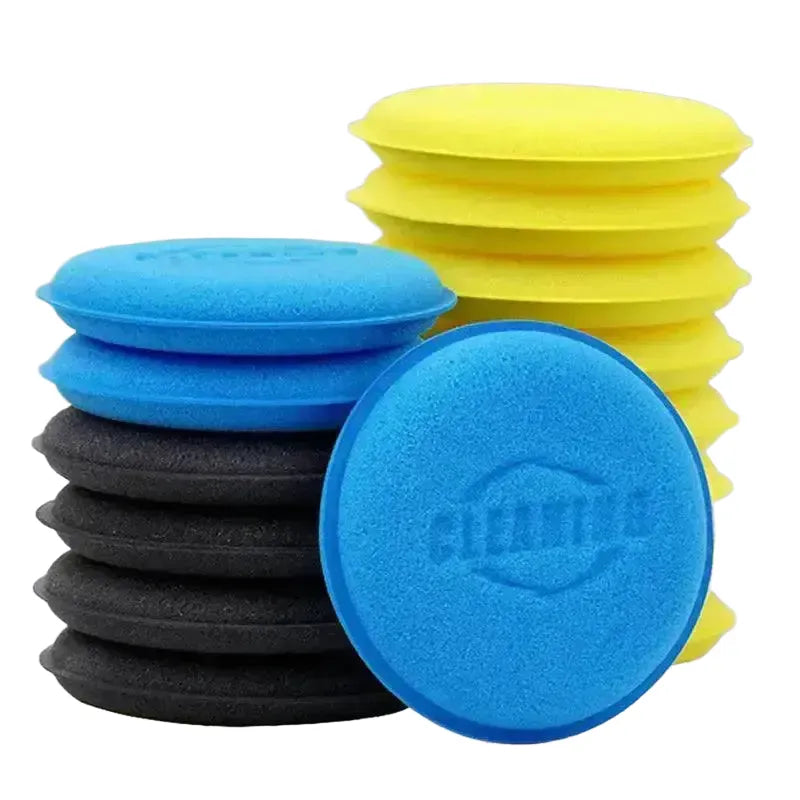 Scratch-Free Wax Pads Kit for Car Care — 12PCS Yellow