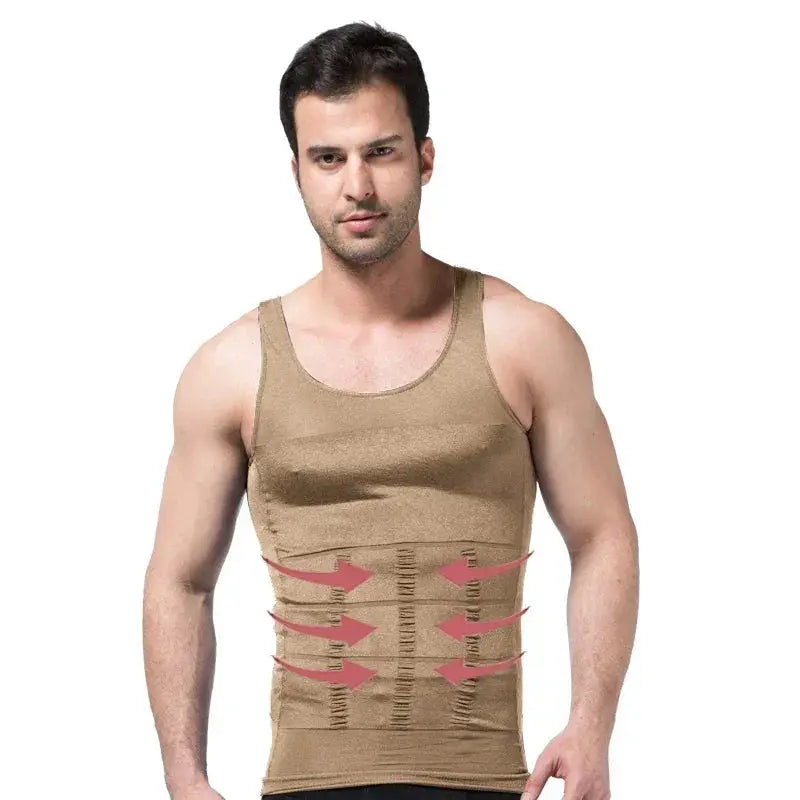 Men's Slimming Compression Vest for Tummy Control Waistline