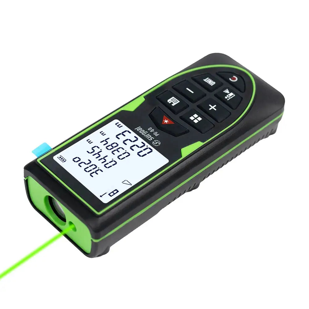 SG SURGOAL 120m Green Laser Rangefinder with Digital Level Rechargeable Laser Distance Meter Tape