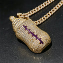 Iced Out Baby Bottle Hip