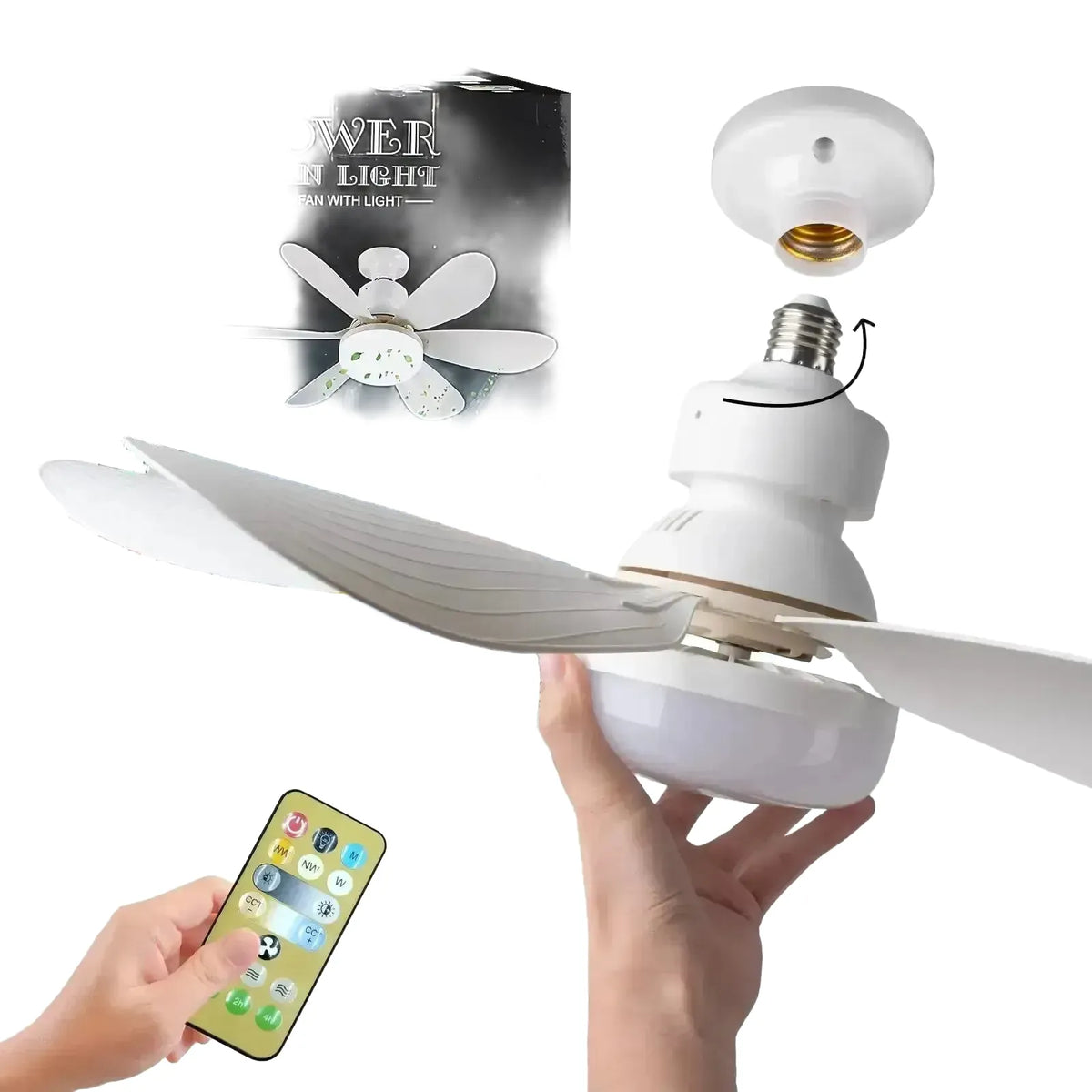 Efficient Ceiling Fan Light for Offices — product view 1