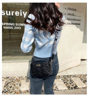 Wave Embroidery Square Bag for Everyday