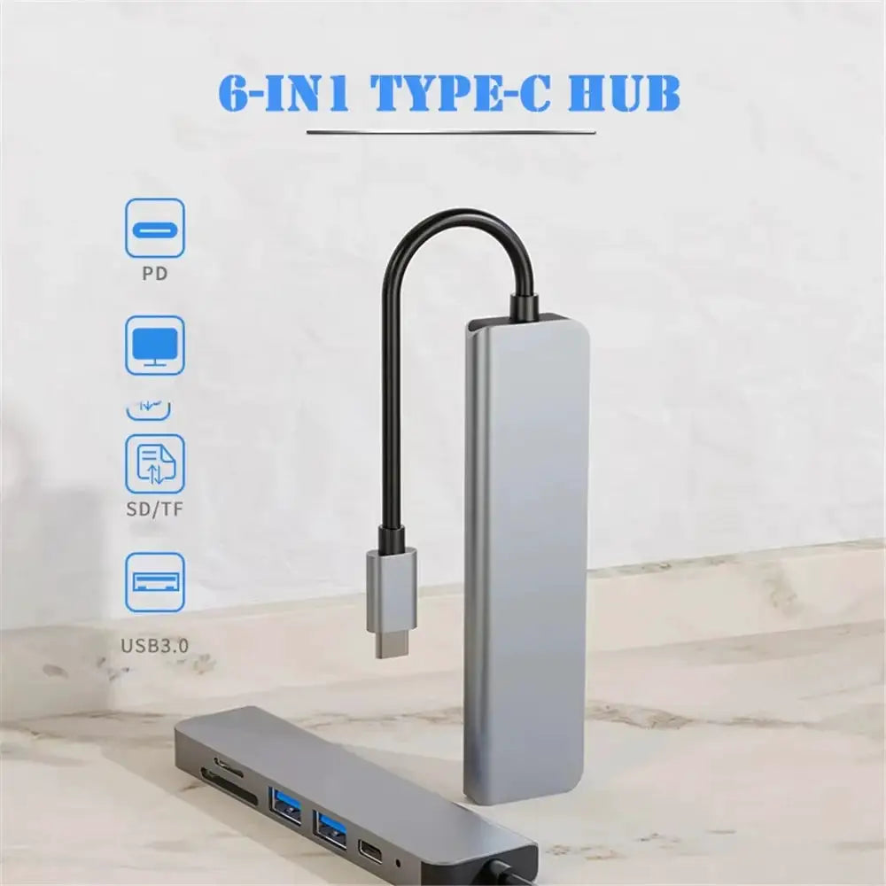 USB C Hub With HDMI PD Charging — product view 4