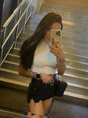 Chic Sleeveless Crop Top Summer Essential High Stretch Fabric