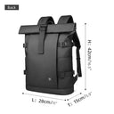 HK Waterproof Roll Top Backpack 17 Inch