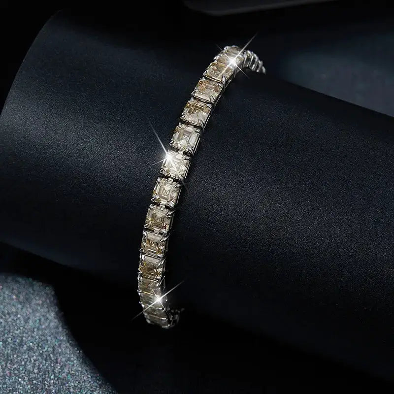 Hip Hop Moissanite Champagne Bracelet — product image 3