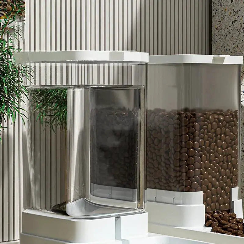 HOOPET Automatic Pet Feeder And Water Bowl Set For Pets