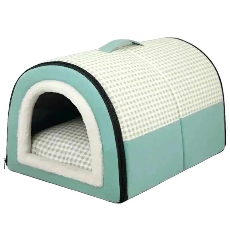 Travel Dog Bed Cave for Small Pets — Yellow