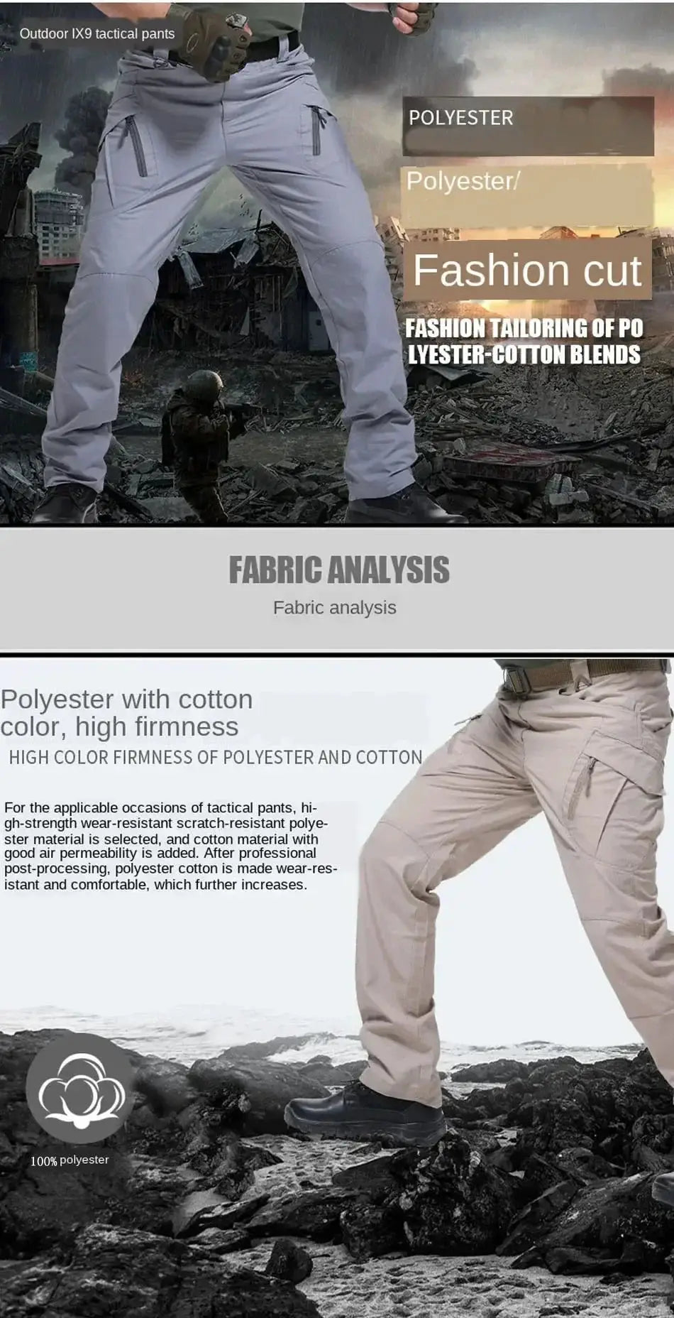 Durable Tactical Pants - Urban Commute — product view 9