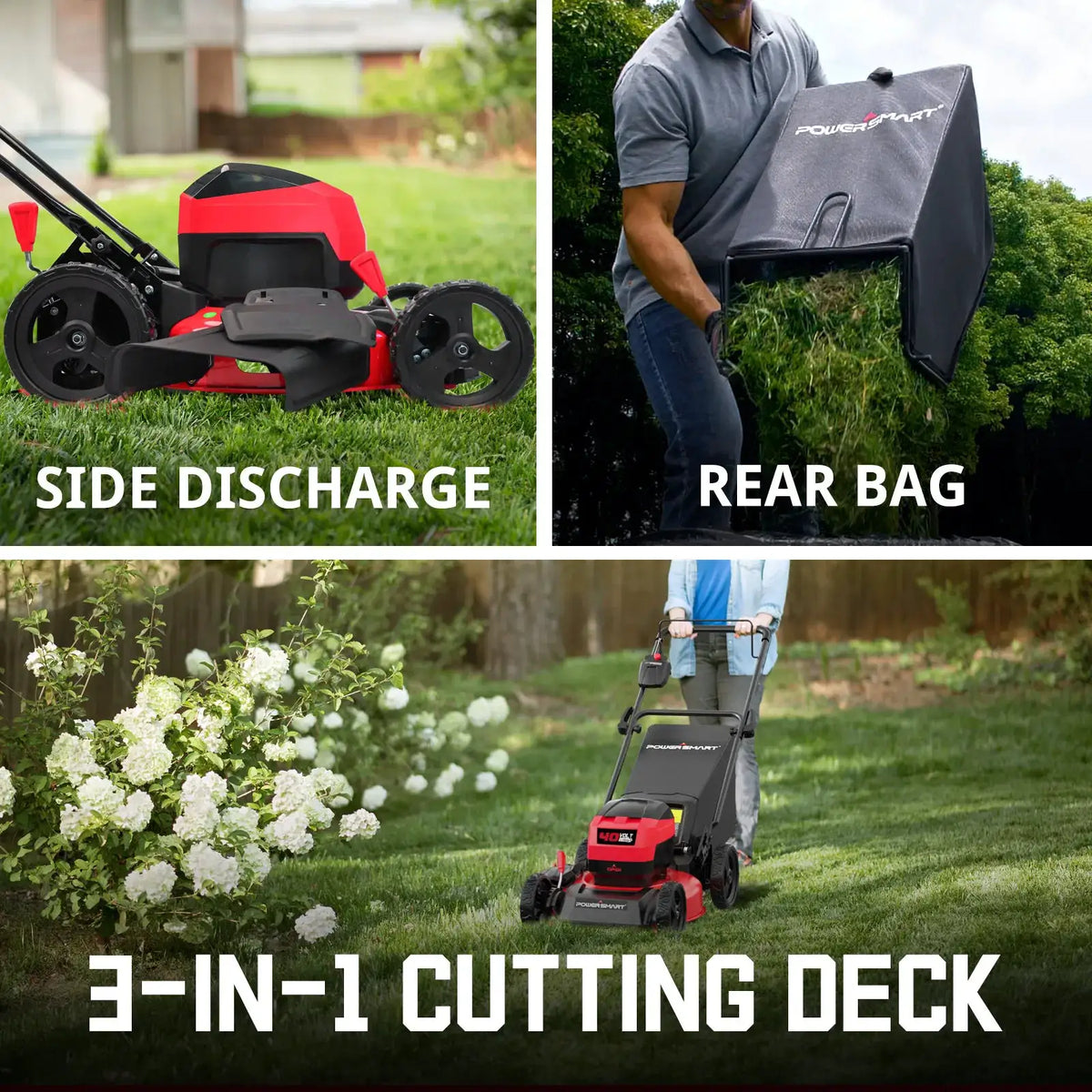 PowerSmart Cordless Lawn Mower — product view 6