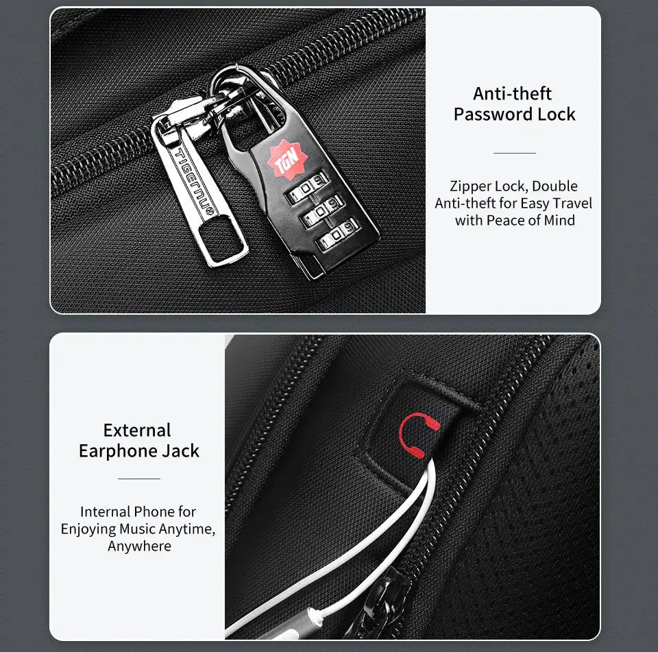 Lifetime Guaranteed Anti Theft Laptop Backpack Safe — product view 19