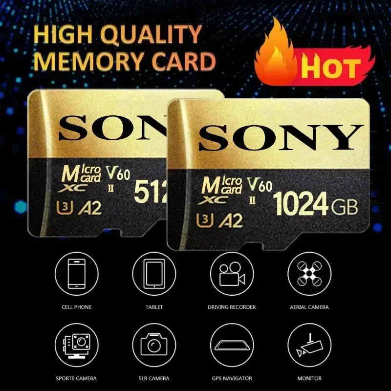 Original Sony Micro SD Card High Speed Memory Card 128GB