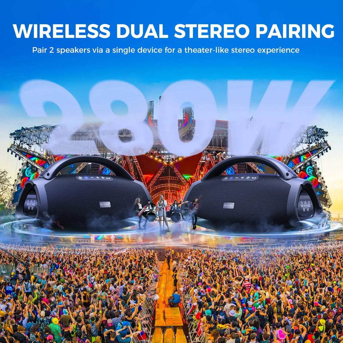 W-King Waterproof Bluetooth Speaker Style LPCDM — product image 3