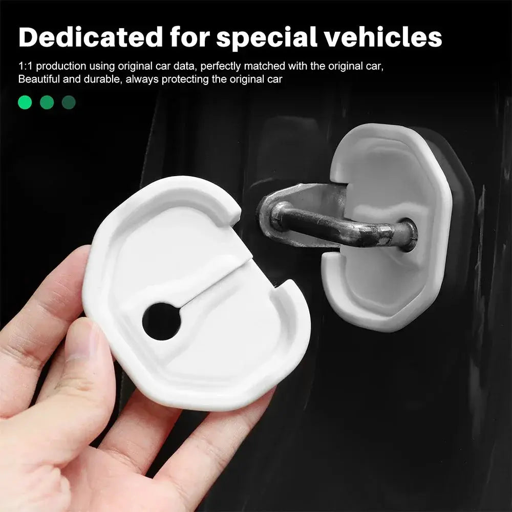 2 Piece Car Damping Silicone Door Lock Buckle Set For Fiat - OurLum.com