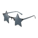 Frameless Star-Shaped Sunglasses for Cosplay and Fashion