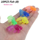 Rubber Goldfish Bath Toys for Kids Creative Play Fun Set