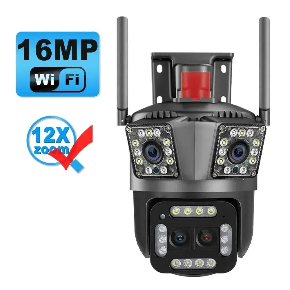 AI WiFi Security Camera for Business — 4K 8MP Add 64GB
