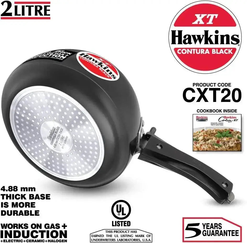 2L Pressure Cooker For All Stoves Contura CXT20 Anodized