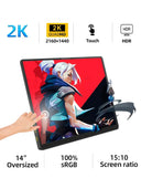 ZSUS 14 Inch Portable Touch Monitor