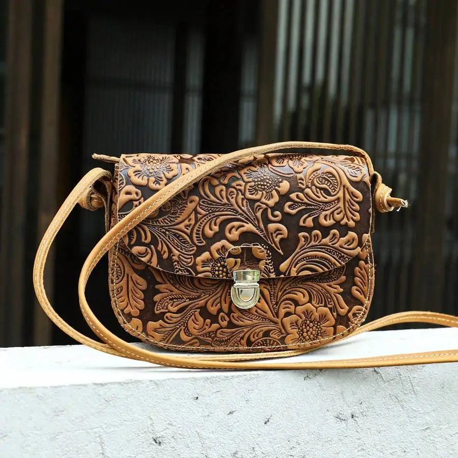 Vintage Crazy Horse Leather Shoulder