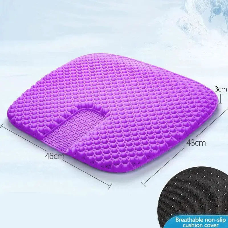 Cooling 3D Gel Memory Foam Cushion Honeycomb Design