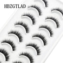 Glamorous Handmade 3D Mink Crisscross Eyelashes 10 Pairs