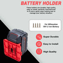 Universal 18V Battery Holder for Makita Milwaukee Storage