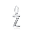 Sterling Silver Charm A-z Letters