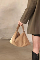 Autumn Winter Luxury Suede Leather Tote Bag For Women Crossbody
