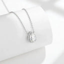 Sterling Silver Moissanite Pendant