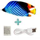 Electric Floppy Fish Cat Toy Interactive USB Charger Catnip