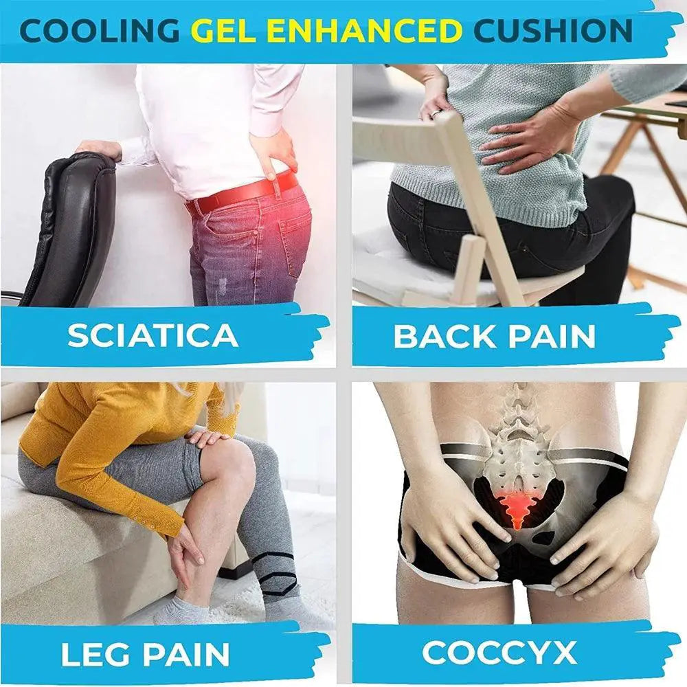 Ultimate Comfort Memory Foam Seat Cushion For Pain Relief