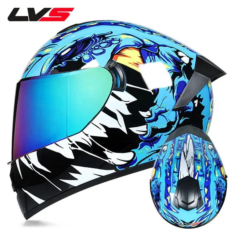 Full Face Double Visor Racing Helmet — product view 16