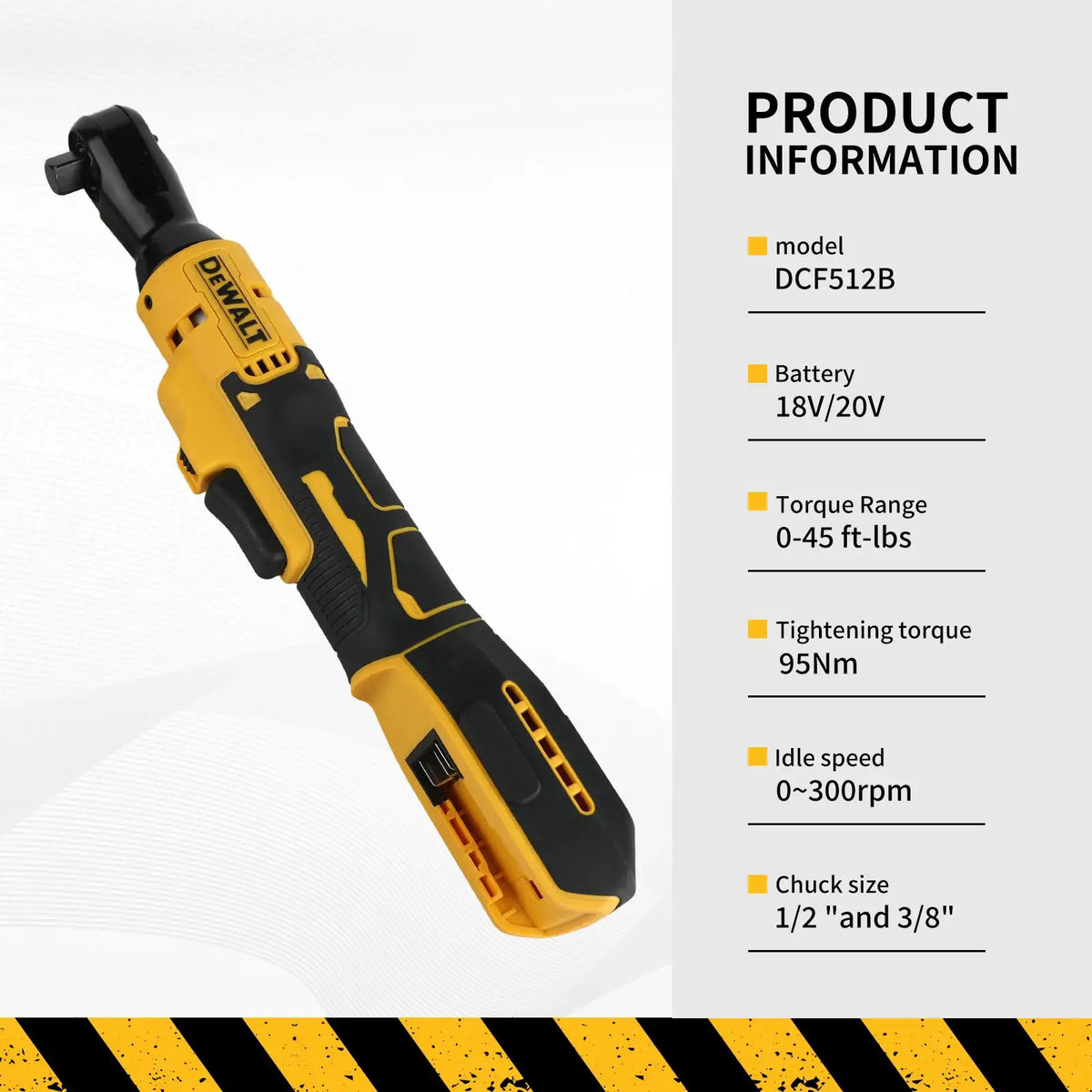 Dewalt 20V Right Angle Brushless Ratchet