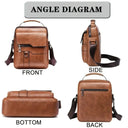 Men's iPad Shoulder Bag in PU Leather