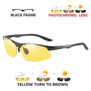 Men's Aluminum Polarized Photochromic Sunglasses for Driving