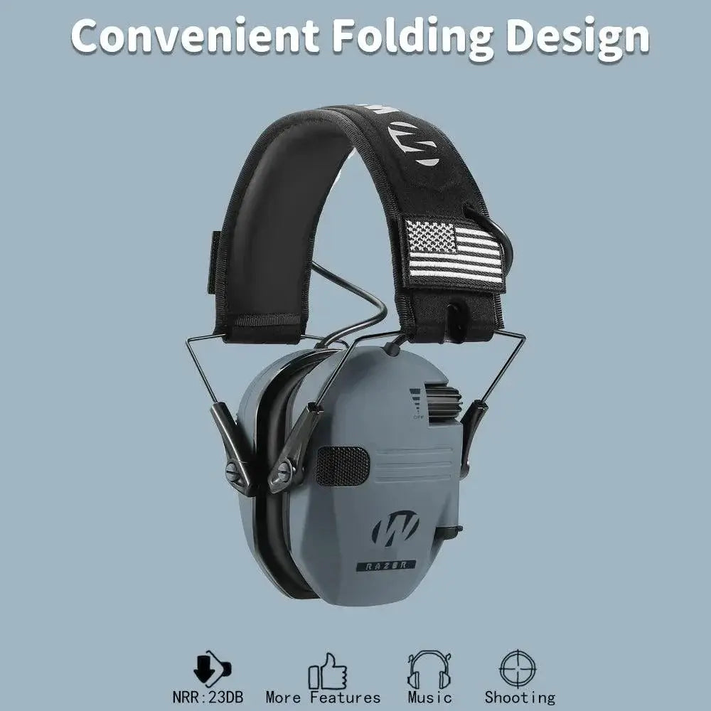 Walker Tactical Electronic Earmuff NRR 23 Decibel Protection